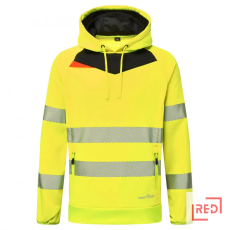 Portwest DX4 Hi-Vis kapucnis pulóver Yellow/Black S
