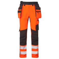 Portwest DX4 Hi-Vis nadrág lecipzározható lengőzsebbel