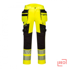 Portwest DX4 Hi-Vis nadrág lezippzározható lengőzsebbel