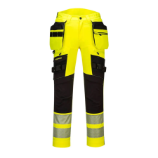 Portwest DX4 Hi-Vis nadrág lezippzározható lengőzsebbel munkaruha
