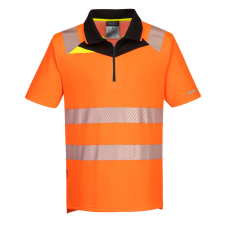 Portwest DX4 Hi-Vis póló S/S Orange/Black S láthatósági ruházat