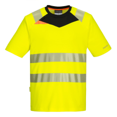 Portwest DX4 Hi-Vis póló S/S Yellow/Black M