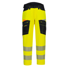 Portwest DX4 Hi-Vis Service nadrág Yellow/Black 32 láthatósági ruházat