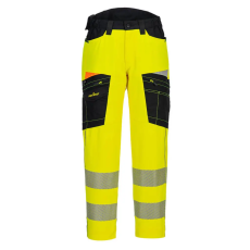 Portwest DX4 Hi-Vis Service nadrág Yellow/Black 38