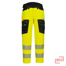Portwest DX4 Hi-Vis Service nadrág Yellow/Black 46