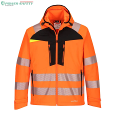 Portwest DX4 Hi-Vis Softshell (3L) - Narancs/Fekete