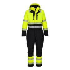 Portwest DX4 jól láthatósági téli overál Yellow/Black L láthatósági ruházat