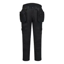 Portwest DX4 nadrág lezippzározható lengőzsebbel All Black 47 munkaruha