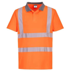 Portwest EC10 Portwest jólláthatósági Eco Hi-Vis S/S munkavédelmi póló (6-os csomag) Narancs és Sárga színekben