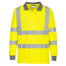 Portwest Eco Hi-Vis L/S póló (6-os csomag) sárga M