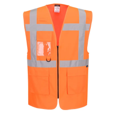 Portwest ES476ORRXXL Portwest ES1 Essential Hi-Vis cipzáras vezetői mellény