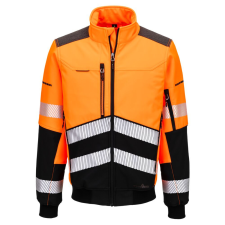 Portwest EV4 Hi-Vis Softshell Bomber (3L) Orange/Black M láthatósági ruházat