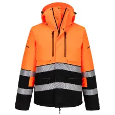 Portwest EV4 jólláthatósági télikabát Orange/Black M láthatósági ruházat