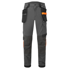 Portwest EV4 Stretch Holster nadrág Metal Grey Tall 42 munkaruha