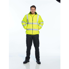 Portwest -F300 Hi-Vis hálós polár dzseki XXXL sárga láthatósági ruházat