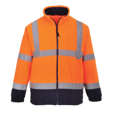 Portwest F301ONRXXL Portwest Láthatósági kontraszt polár pulóver