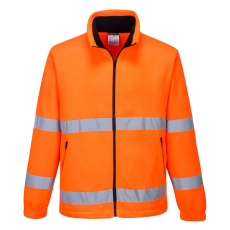 Portwest F303 Windbreaker Jól láthatósági Cipzáras Polár (narancs)