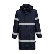Portwest F437 Iona hosszú sötétkék PVC esőkabát 100 cm munkaruha