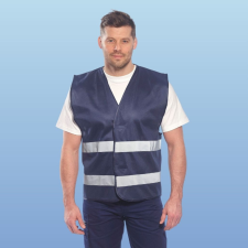 Portwest F474 Iona jól láthatósági mellény (NAVY, XXL/3XL) láthatósági ruházat