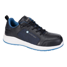 Portwest FC07 FX2 Eco Composite Trainer Védőcipő S3S SR (fekete/kék, 37)
