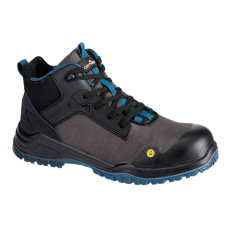 Portwest FE01 Bevel Composite Védőbakancs (45) S3S ESD SR FO (fekete/tengerzöld)