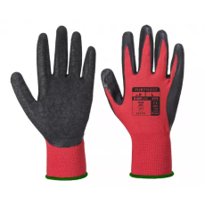 Portwest Flex Grip latex védőkesztyű, méret: XL - piros/fekete
