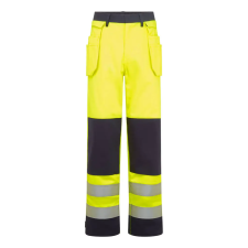 Portwest FR440 Bizflame Work Hi-Vis Contrast FR lengőzsebes nadrág munkaruha