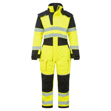 Portwest FR516 PW3 Modaflame Hi-Vis lángálló téli overál sárga-fekete munkaruha