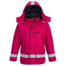  Portwest FR59 FR Antisztatikus, lángálló téli kabát (piros)