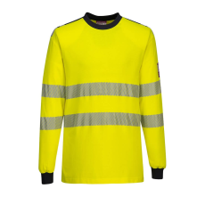 Portwest FR701 WX3 Lángálló Hi-Vis póló (sárga/tengerészkék, S)