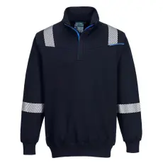 Portwest FR710 Portwest WX3 ModaFlame antisztatikus lángálló pulóver (sötét navy, XL)