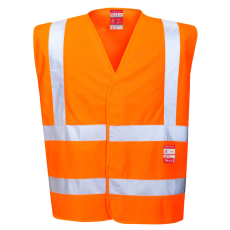 Portwest FR75 Lángálló jól láthatósági mellény (Narancs, 4XL/5XL)