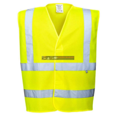 Portwest FR75 Lángálló jól láthatósági mellény (Sárga, L/XL)