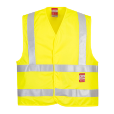 Portwest FR75 Lángálló jól láthatósági mellény (Sárga, XXL/3XL)