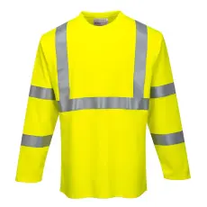 Portwest FR Modaflame Hi-Vis hosszú ujjú póló sárga M