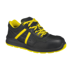 Portwest FT60 Mersey Védőcipő S1P SRC (fekete/sárga, 45)