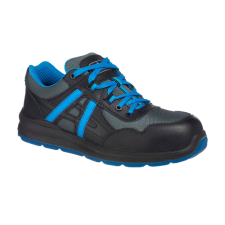 Portwest FT60 Portwest Compositelite Mersey Trainer S1P (fekete/kék, 36) munkavédelmi cipő