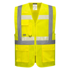 Portwest G456YERXL Portwest Glowtex vezetői mellény Ezee cipzárral