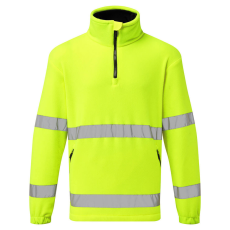 Portwest Hi-Vis 1/2 Zip polár sárga XXL