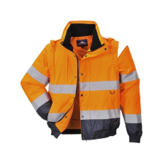 Portwest Hi-Vis 2 az 1-ben kabát (narancs, L)
