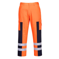 Portwest Hi-Vis Ballistic nadrág Orange/Navy XXXL munkaruha