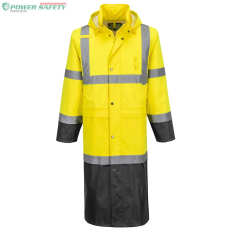 Portwest Hi-Vis Contrast Raincoat 122cm - Sárga/Fekete