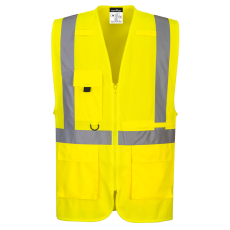 Portwest Hi-Vis Executive mellény tablet zsebbel sárga XL