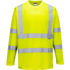 Portwest Hi-Vis hosszú ujjú póló (sárga, XXXL)