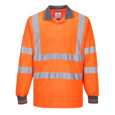 Portwest Hi-Vis hosszú ujjú pólóing narancs XL