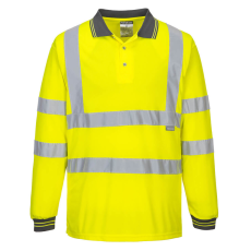 Portwest Hi-Vis hosszú ujjú pólóing S277 Sárga 5XL méret