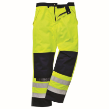 Portwest Hi-Vis Multi-norm nadrág (sárga/tengerészkék, XL) láthatósági ruházat