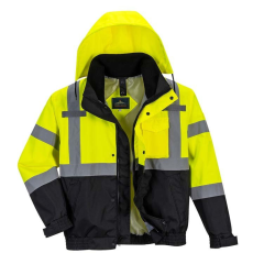 Portwest Hi-Vis prémium 3 az 1-ben bomber kabát