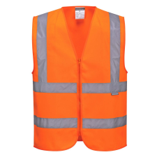 Portwest Hi-Vis zippzáras mellény láthatósági ruházat