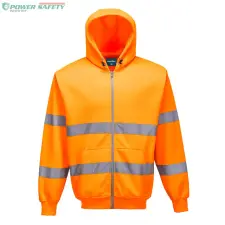 Portwest Hi-Vis zippzáros pulóver - Narancs láthatósági ruházat